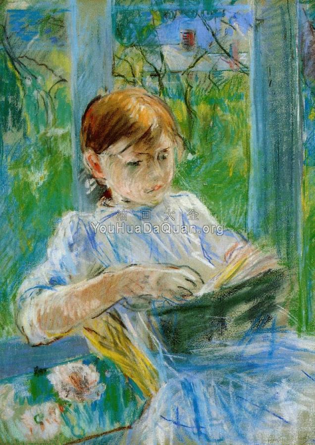 Portrait of the Artist's Daughter, Julie Manet - 贝尔特·摩里索特